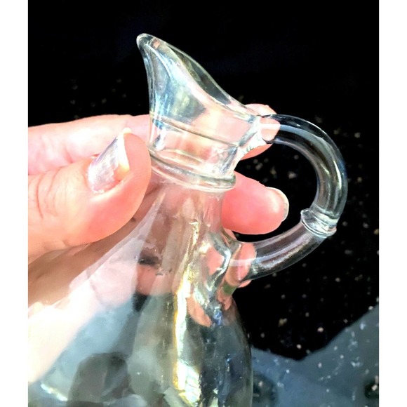 Vintage Clear Glass Syrup Bottle - Picture 6 of 12